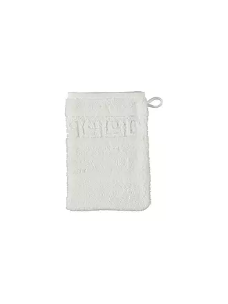 CAWÖ | Waschhandschuh NOBLESSE 16x22cm Weiss | 